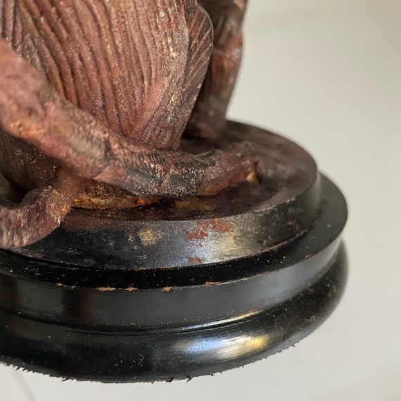 Maitland Smith Style? Monkey Palm Tree Candle Holder Candelabra Brass/Bronze - Picture 14 of 16